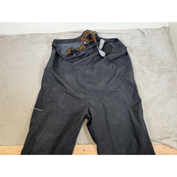 Grundens MEN/HOMMES Size 3XL Gray Weatherproof Bibs Pants 2497 - Picture 1 of 11